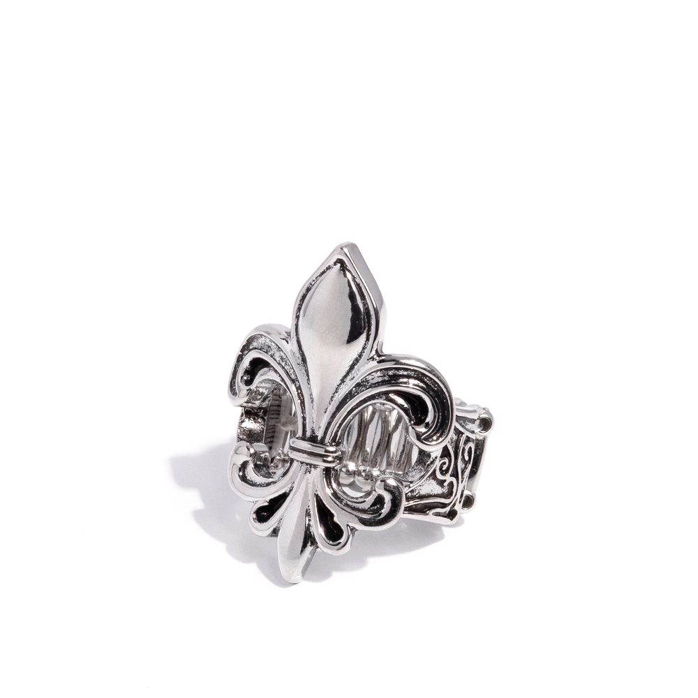 Paparazzi Silver Fleur-de-Lis Ring